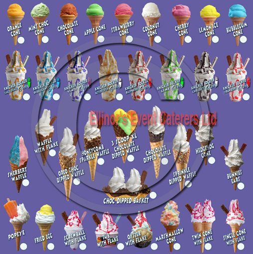 Ice Cream Products for 2014 event season | Ice Cream Van Hire at its best