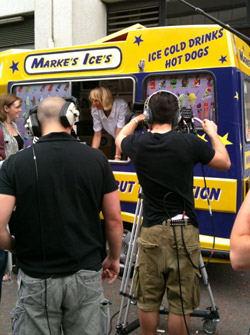 Ice Cream Van for TV and Media Filming Shoots